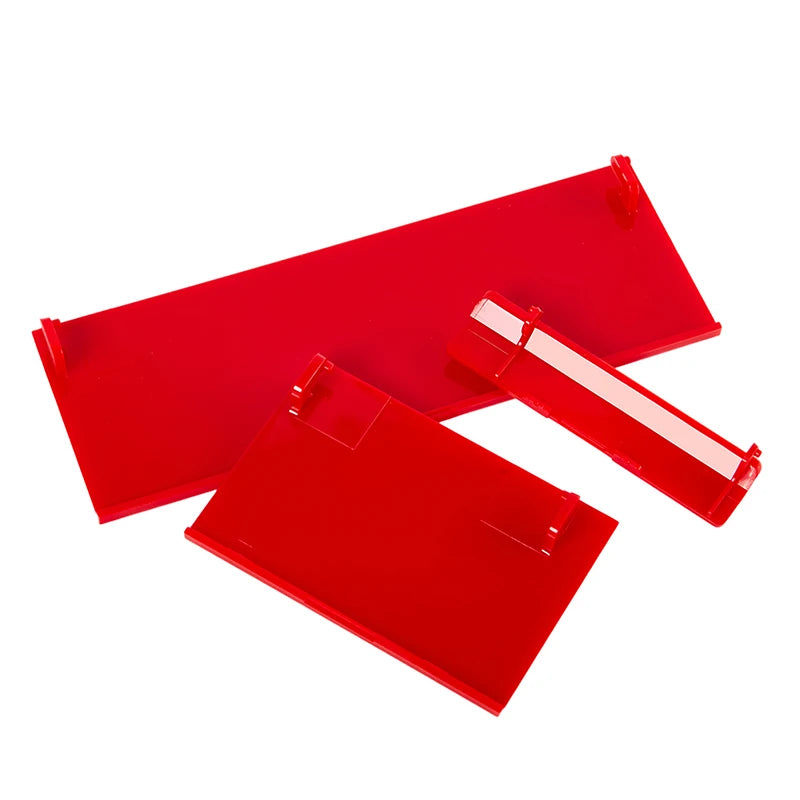 Wii Memory Card Door Covers - 3-in-1 Red Slot Cover Lids