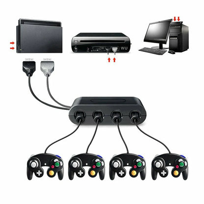 GameCube Controller Adapter - 4 Port (Switch/Wii U/PC)