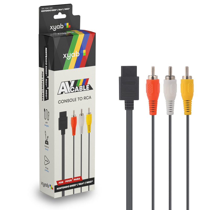 SNES / N64 / GameCube AV Cable - Composite Video (RCA)