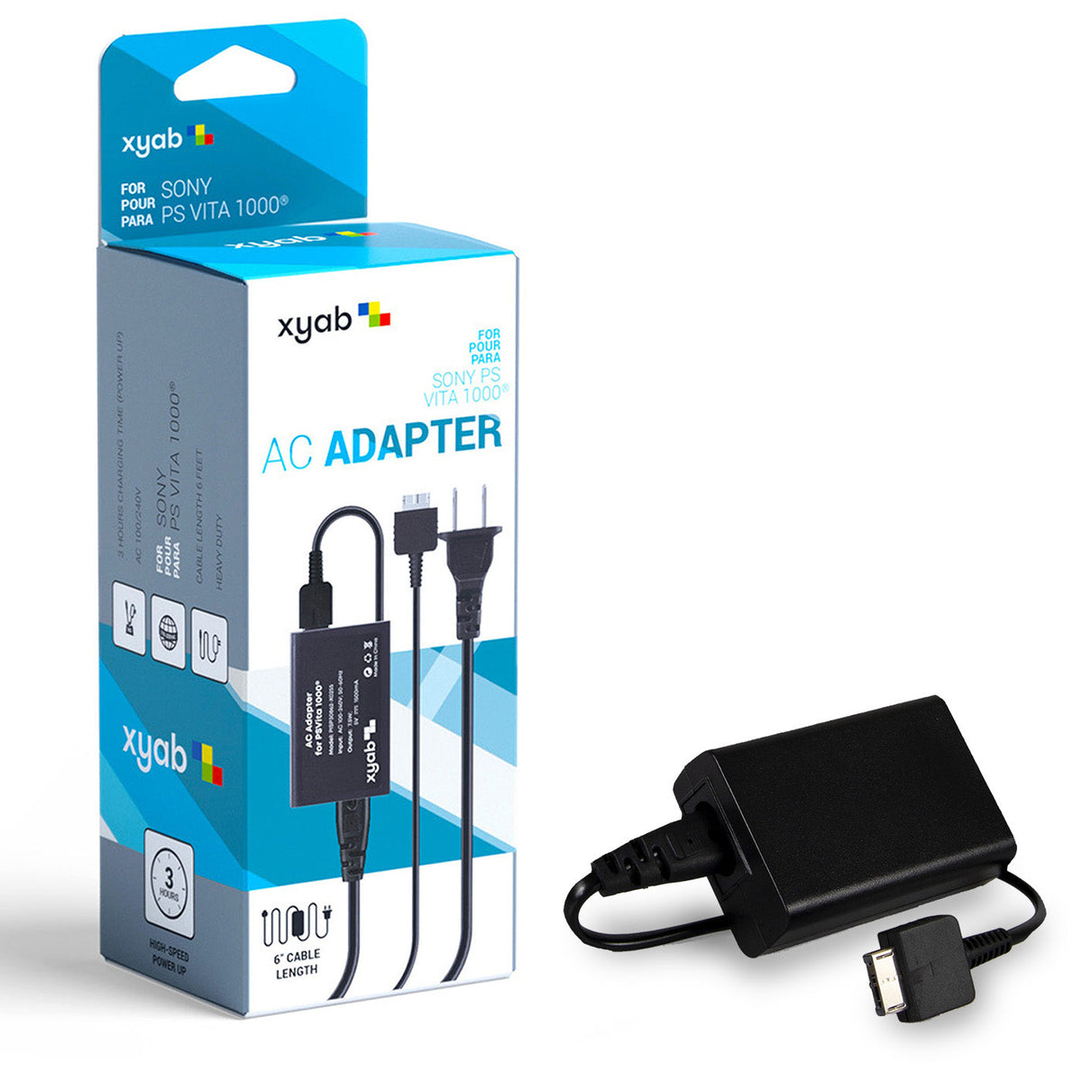 PS Vita 1000 Charger - AC Adapter & Data Cable