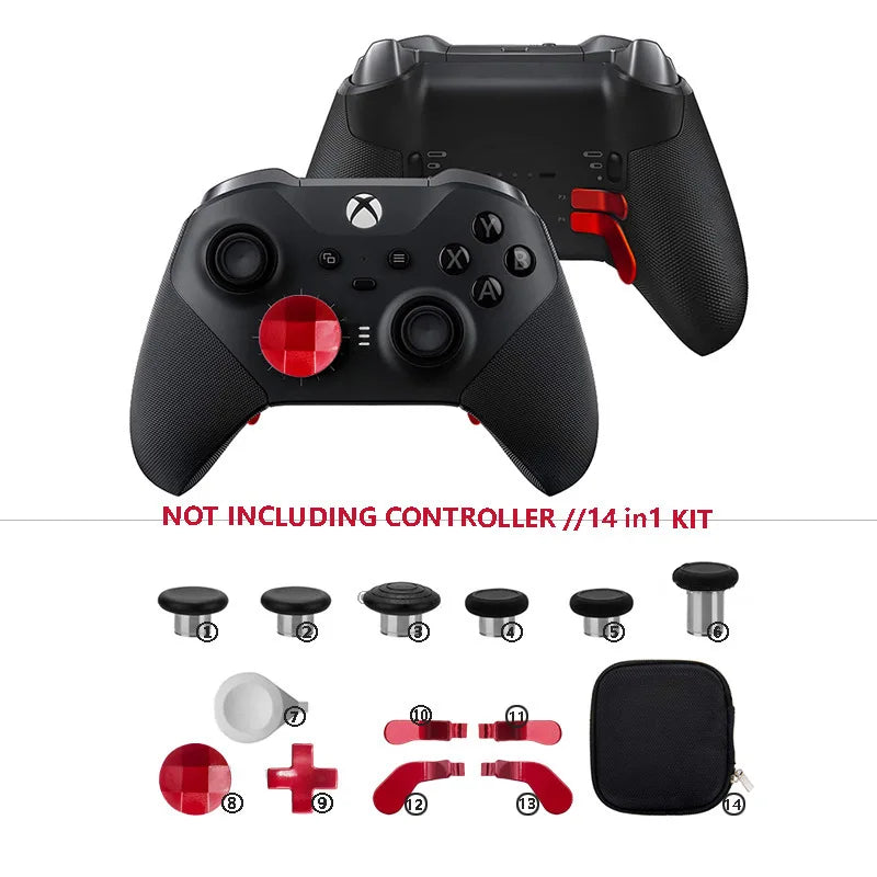 Xbox One Elite Series 2 Controller Repair Kit - Metal D-Pad & Trigger Paddles
