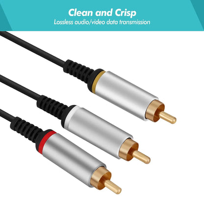 PSP Composite AV Cable - HD TV SCART Lead for PSP Slim 2000/3000
