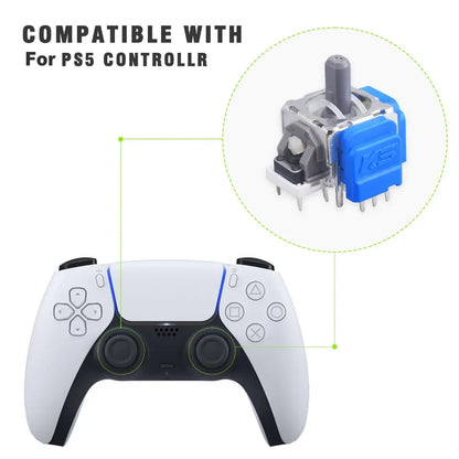Anti-Drift TMR Electromagnetic Joystick - High Precision for PS5/PS4/Xbox/Switch Pro