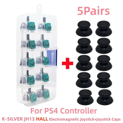 Hall/TMR Electromagnetic Joystick for PS5/PS4 - No-Drift 3D Analog Upgrade