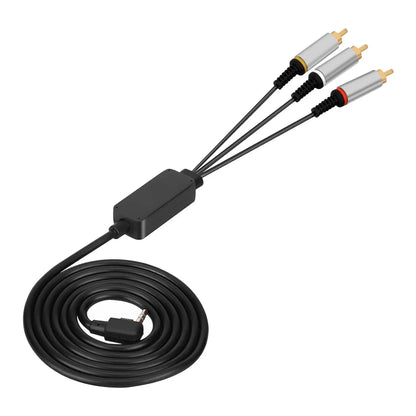 PSP Composite AV Cable - HD TV SCART Lead for PSP Slim 2000/3000