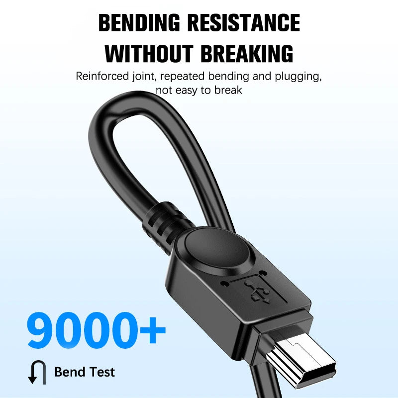 Mini USB Cable - Fast Data Charger for PS3 Controller/MP3/MP4/Camera/GPS