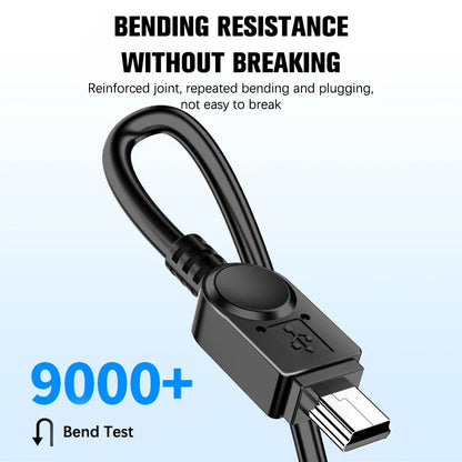 Mini USB Cable - Fast Data Charger for PS3 Controller/MP3/MP4/Camera/GPS