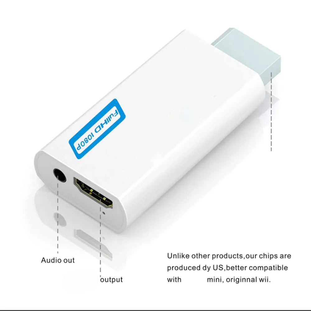 Full HD 1080P HDMI Converter with 3.5mm Audio - PC/HDTV/Monitor