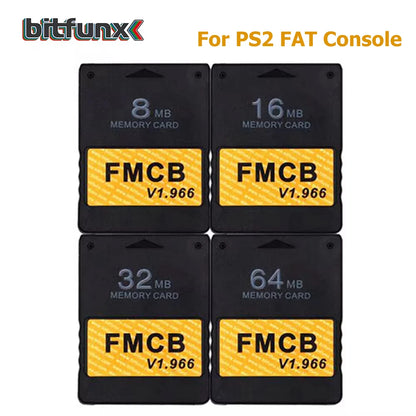 PS2 Free McBoot Memory Card - V1.966 for PS2 Fat Console