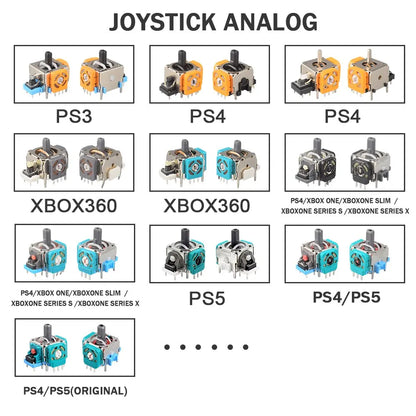 3D Analog Joystick Replacement - PS5/PS4/Switch Pro/Xbox One