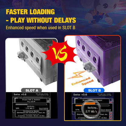 GC2SD Gen2 Memory Card Adapter - Enhanced Speed for GameCube & Wii