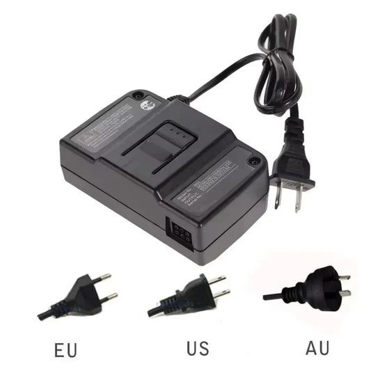 N64 Power Supply & AV Cable - AC Adapter with Composite Video Cord