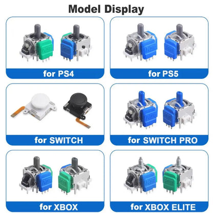 Anti-Drift TMR Electromagnetic Joystick - High Precision for PS5/PS4/Xbox/Switch Pro