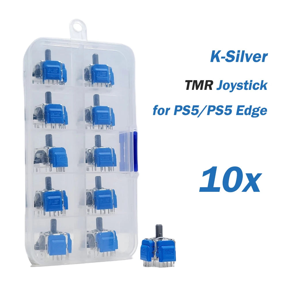 TMR Electromagnetic Joystick for PS5 DualSense - K-Silver JS13 Pro+
