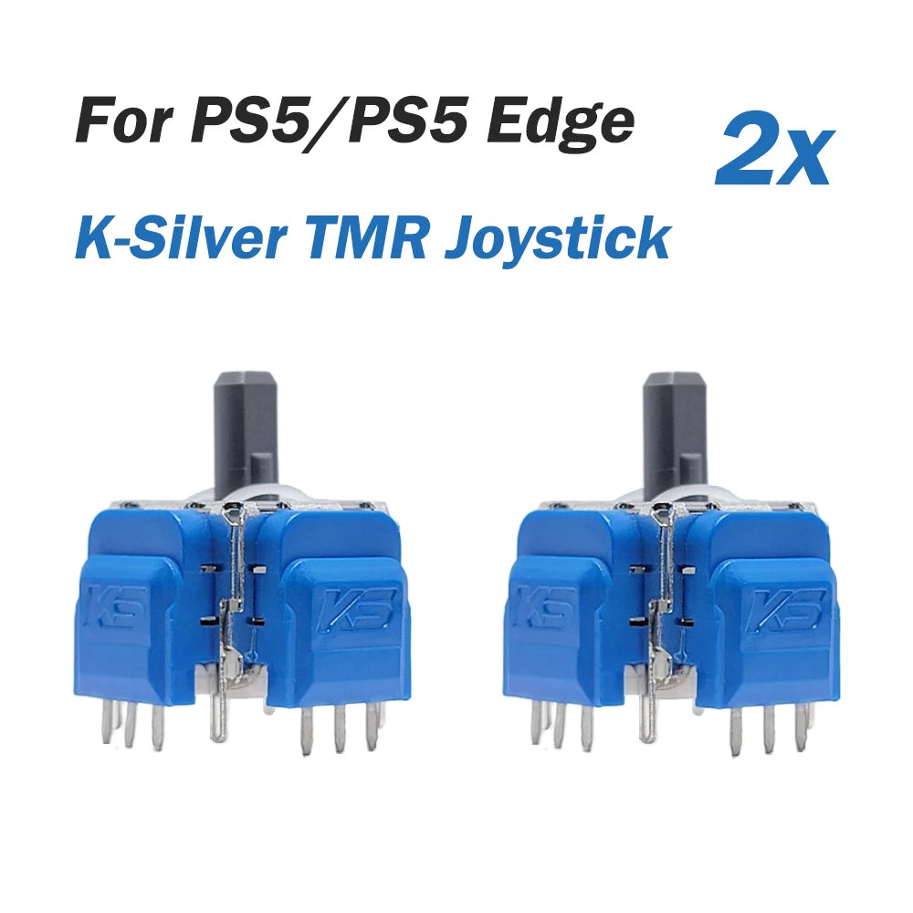 TMR Electromagnetic Joystick for PS5 DualSense - K-Silver JS13 Pro+