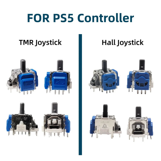 Hall/TMR Electromagnetic Joystick for PS5/PS4 - No-Drift 3D Analog Upgrade