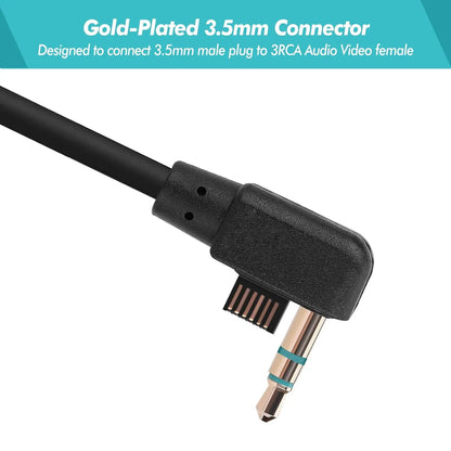 PSP Composite AV Cable - HD TV SCART Lead for PSP Slim 2000/3000