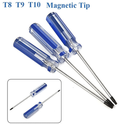 Torx T8 T9 Screwdriver - Magnetic for Xbox 360/PS3/Phones