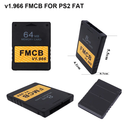 PS2 Free McBoot Memory Card - V1.966 for PS2 Fat Console