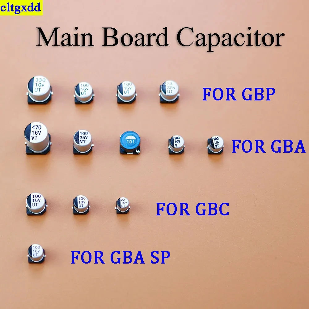 Game Boy Mainboard Capacitor Set - GBA SP Replacement Parts