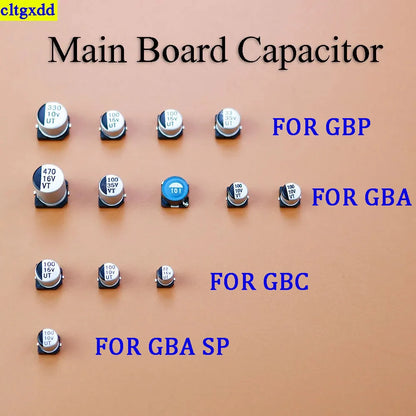 Game Boy Mainboard Capacitor Set - GBA SP Replacement Parts