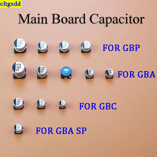 Game Boy Mainboard Capacitor Set - GBA SP Replacement Parts