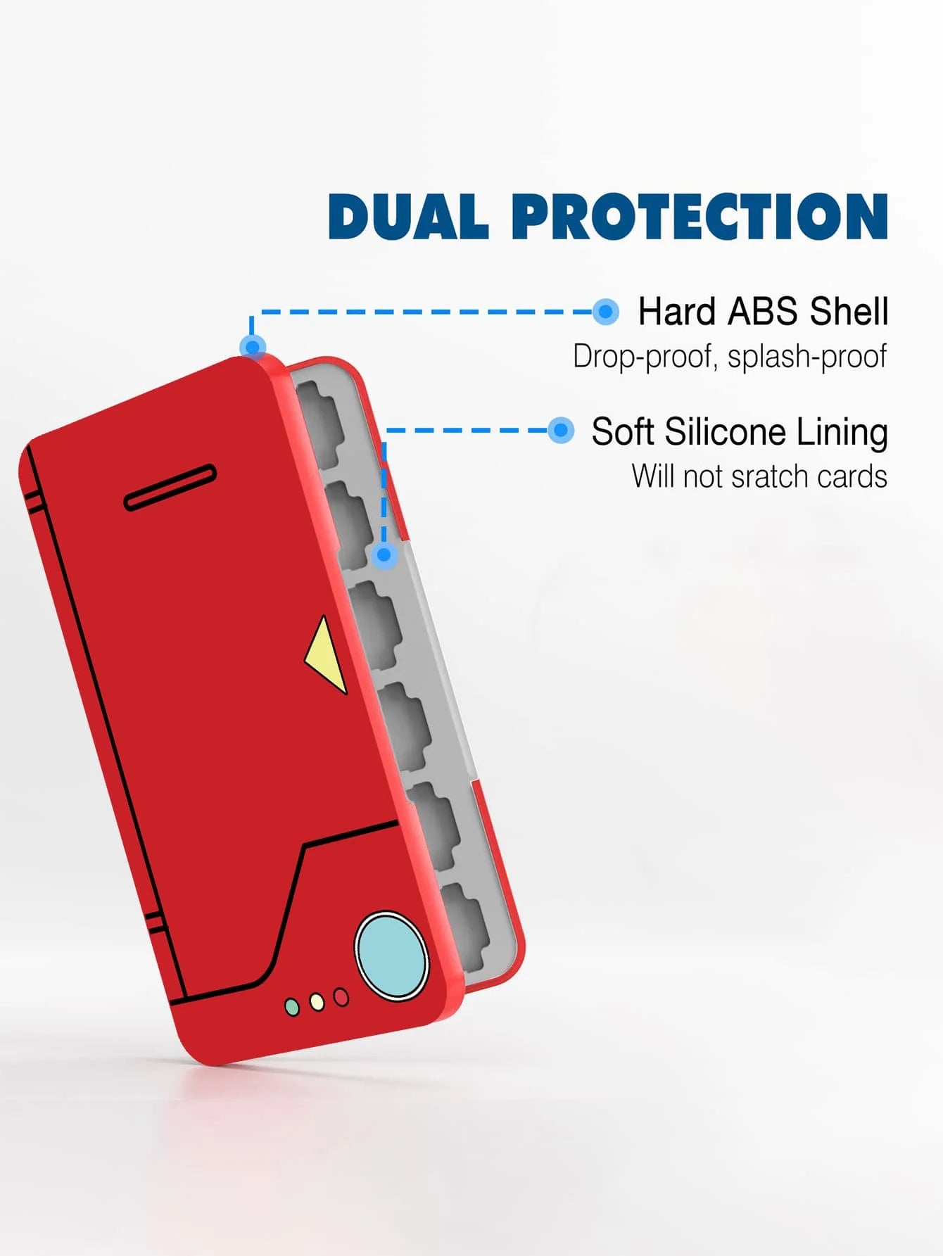 Nintendo Switch Pokedex Game Card Case - 24-in-1 Magnetic Storage