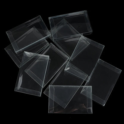 10pc Clear Protective Cases - SNES Cartridge Protectors
