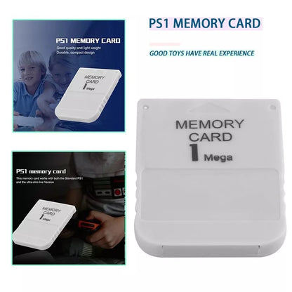 PS1 Memory Card - 1MB Storage for PlayStation PSOne