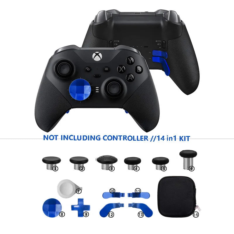 Xbox One Elite Series 2 Controller Repair Kit - Metal D-Pad & Trigger Paddles
