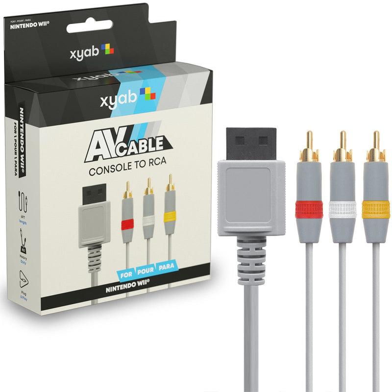 Wii AV Cable - Composite Video (RCA, Wii / Wii U)