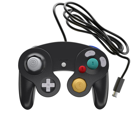 GameCube Wired Controller - Black (5ft Cable, Third-Party)