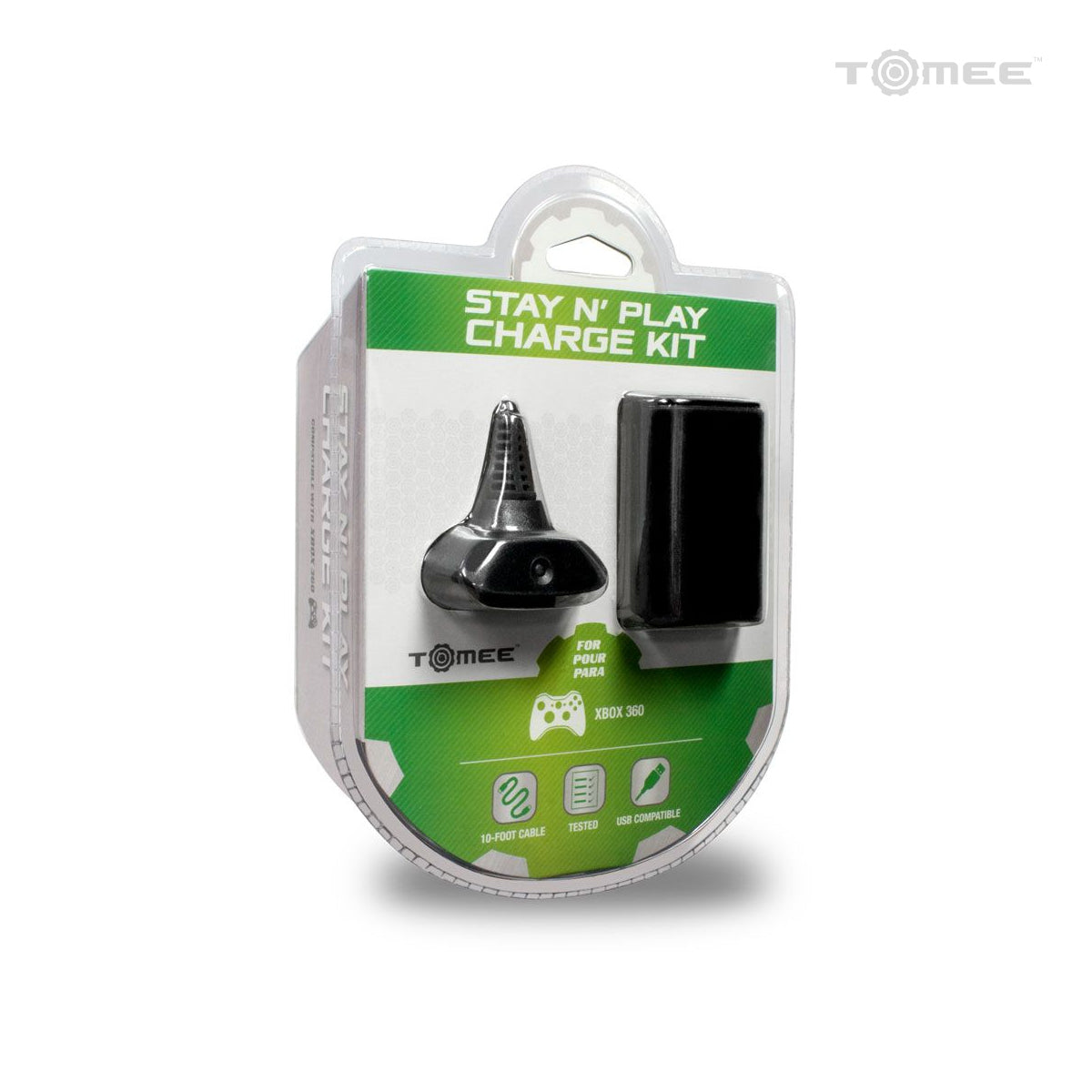 Xbox 360 Controller Charge Kit - Battery & Cable (18hr Play)