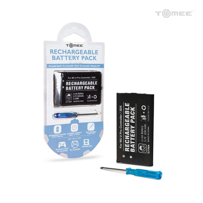 Wii U Pro Controller and 3DS battery retail packaging