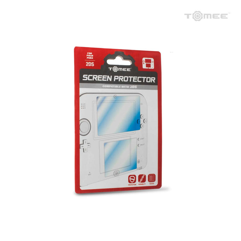 Tomee screen protector for the Nintendo 2DS in retail packaging