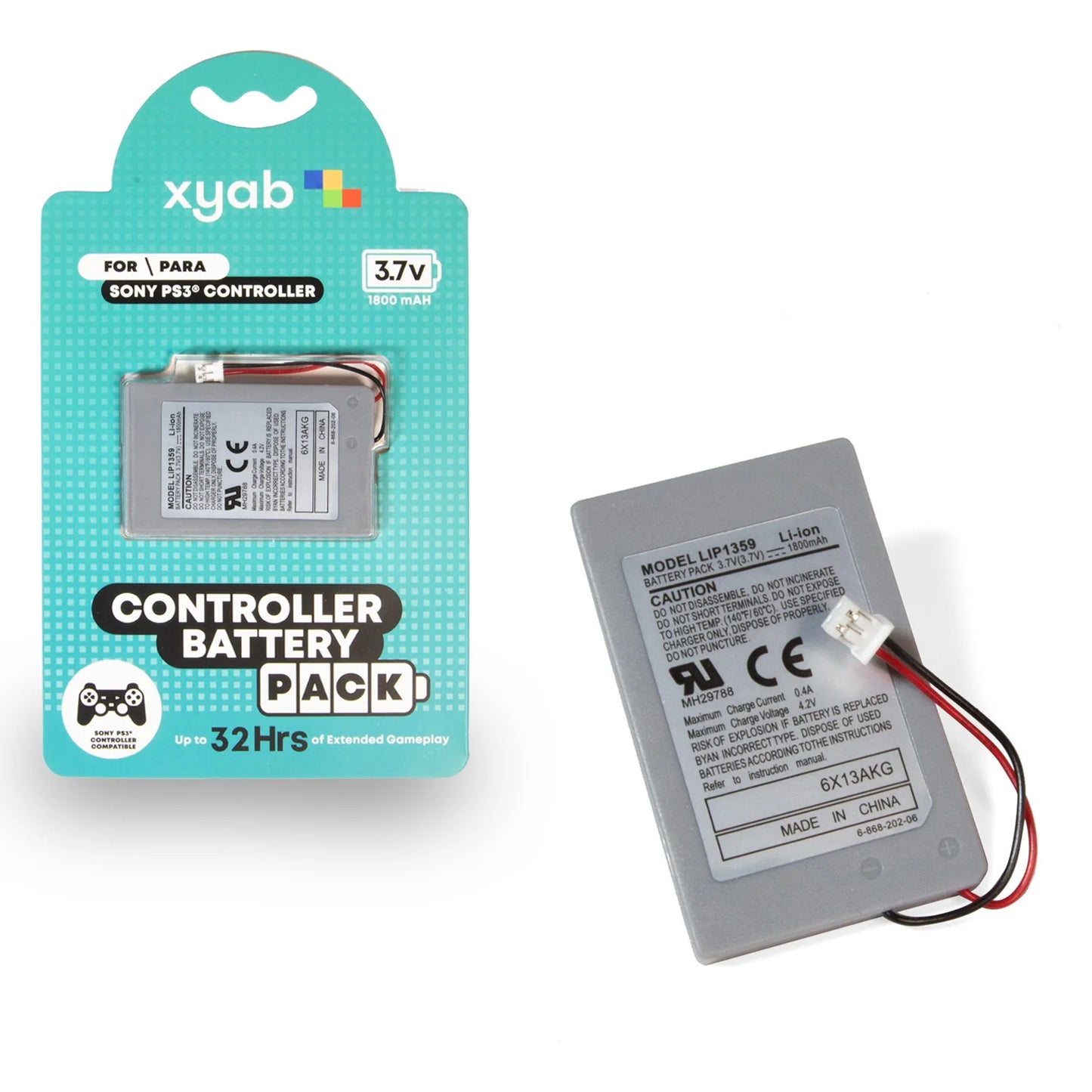 PS3 Controller Replacement Battery - 1800mAh Rechargeable