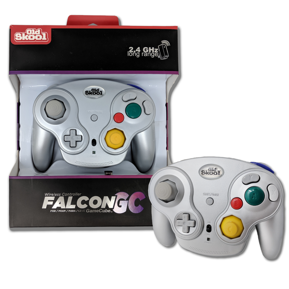 Falcon Wireless Controller for GameCube - Silver