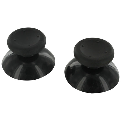 Xbox 360 black thumbstick cover fitted to a controller